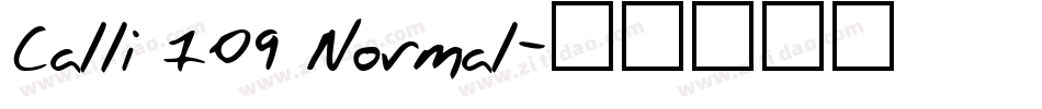 Calli 109 Normal字体转换